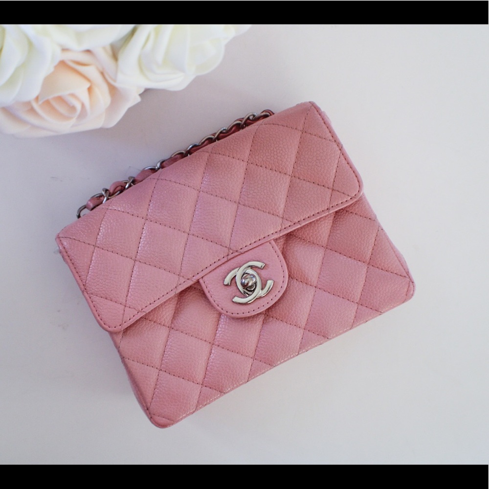 ❌SOLD❌Chanel Vintage Mini Square in Sakura Pink